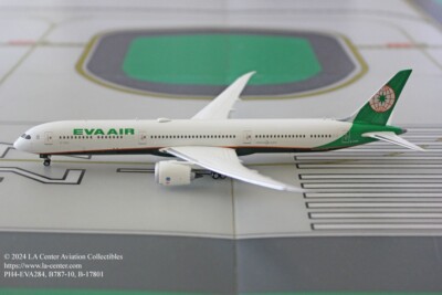 Phoenix Models Eva Air Taiwan Boeing 787-10 in Current Color Diecast Model 1:400
