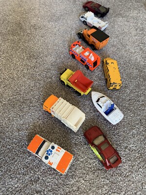 Rare Vintage Matchbox Cars Lot Of 10 - 1970's/80's/90's | eBay