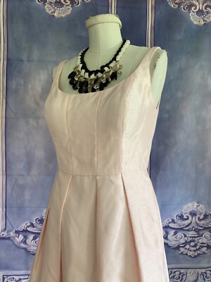 ゆみ2 Jenny Yoo Ballet Pink Dupioni Textured Scoop Neck Bridesmaid Dress