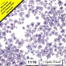 (1116) TWO Paper Luncheon Decoupage Art Craft Napkins - WATERCOLOR BLOOMS LILAC