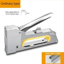 Pistola per unghie ad aria manuale codice fucile chiodatrice in acciaio strumenti speciali per la lavorazione del legno