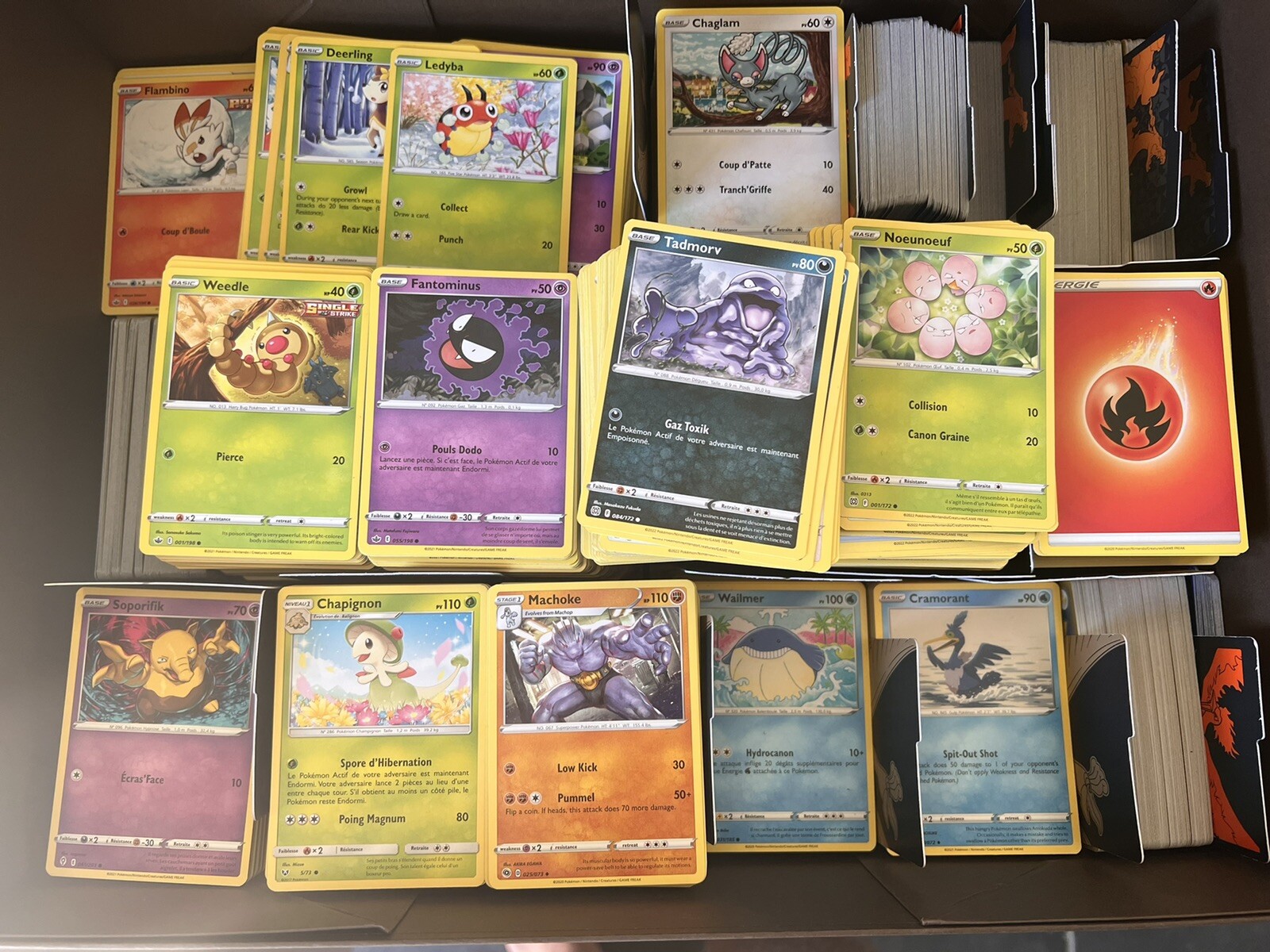BONNE AFFAIRE LIQUIDATION LOT 50 CARTES POKEMON SANS DOUBLE/ 2 H/R ET 1