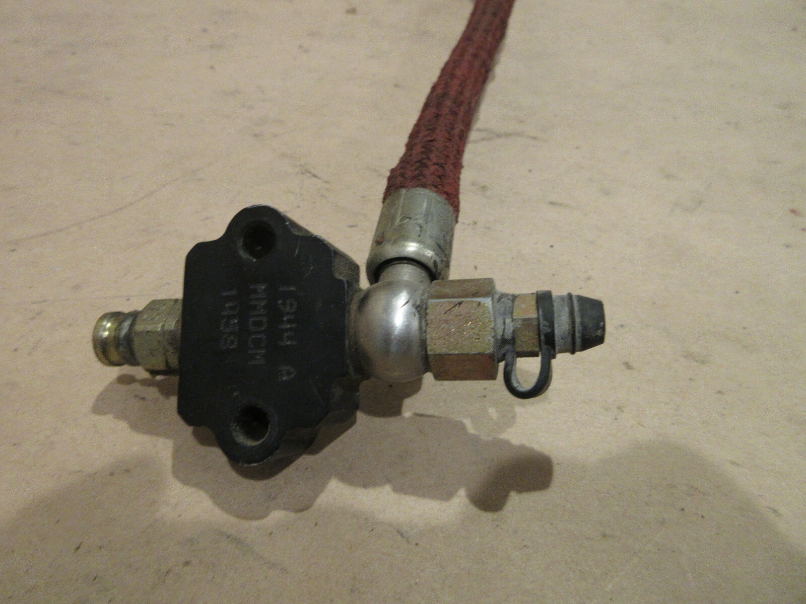 Ferrari 355 5.2 F1 Hydraulic Hose From Block To F1 Pump With Block P/N 175833
