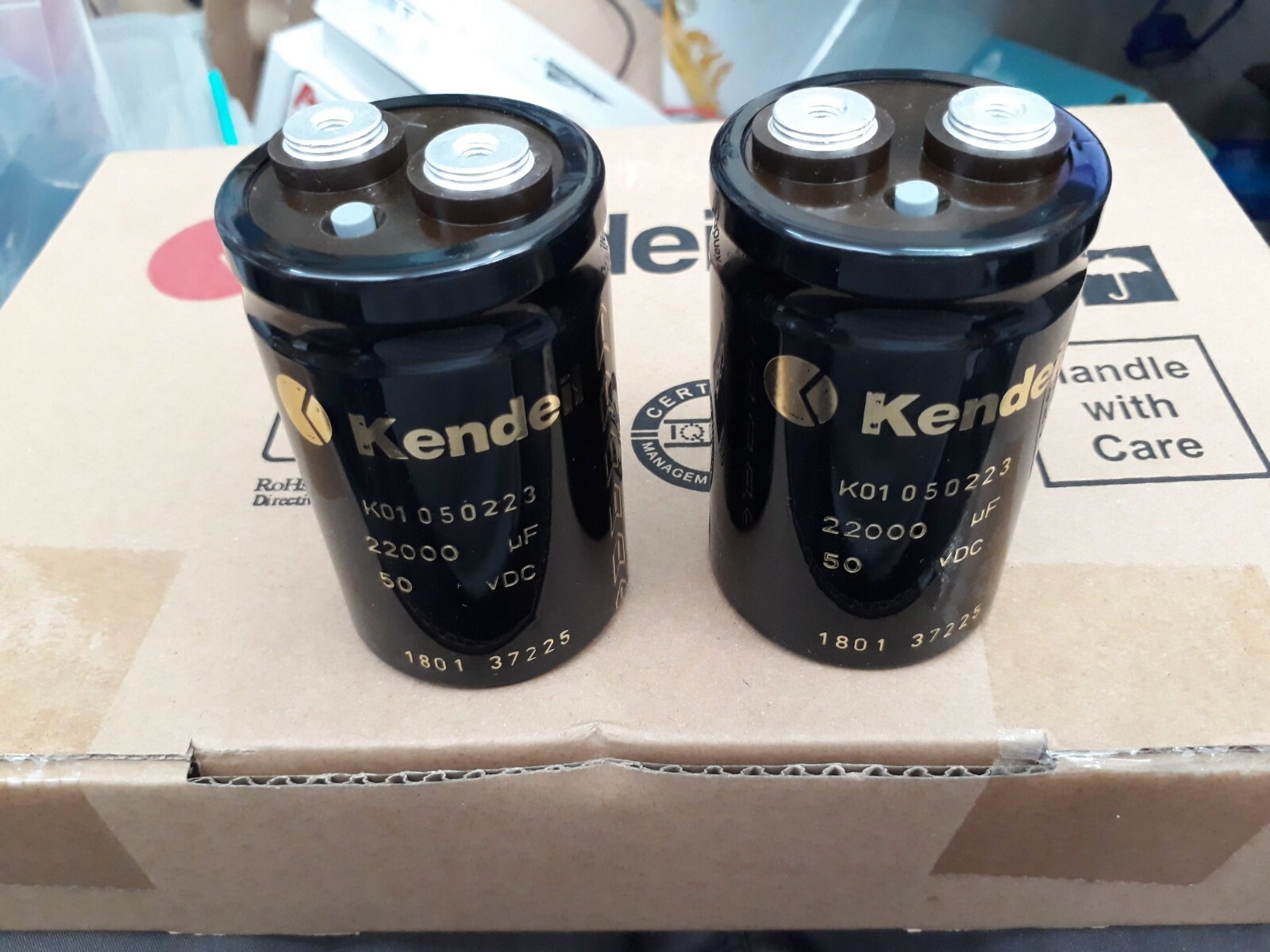 2x NEW KENDEIL 22000UF 50V 51*79mm K01 HI_END AUDIO CAPACITORS KRELL