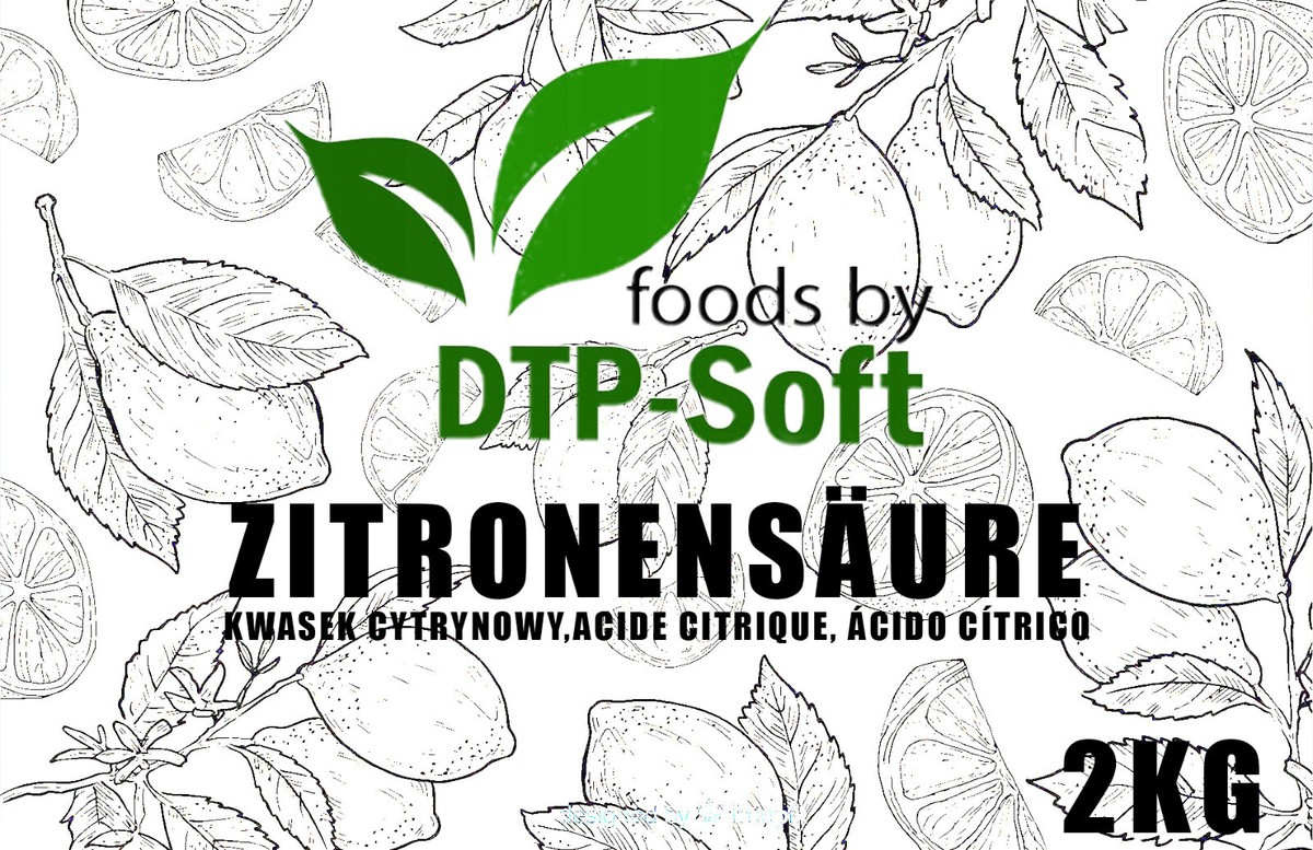 Zitronensäure 2 Kg Lebensmittelqualität E330 - Zum Entkalken, Reinigen & Kochen