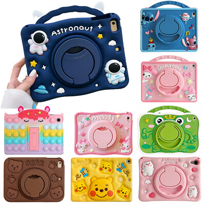 Kid Shockproof Stand Cute Case Cover For iPad Air 5 4th 3rd 2nd 1st Gen 9.7 2022