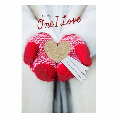Hallmark One I Love Weihnachtskarte ''Tis the Season'' - Medium