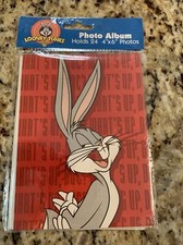 VTG Looney Tunes BUGS BUNNY Holson Burnes 4x6 Photo Album 1999 24 Photos NIP