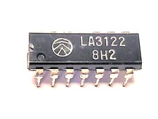 LA3122 "Original" SANYO IC 14P DIP  1 pc
