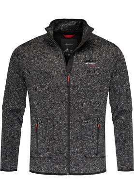 Herren Fleecejacke Strickfleece Sweatjacke Männer Pullover Hoodie 4079