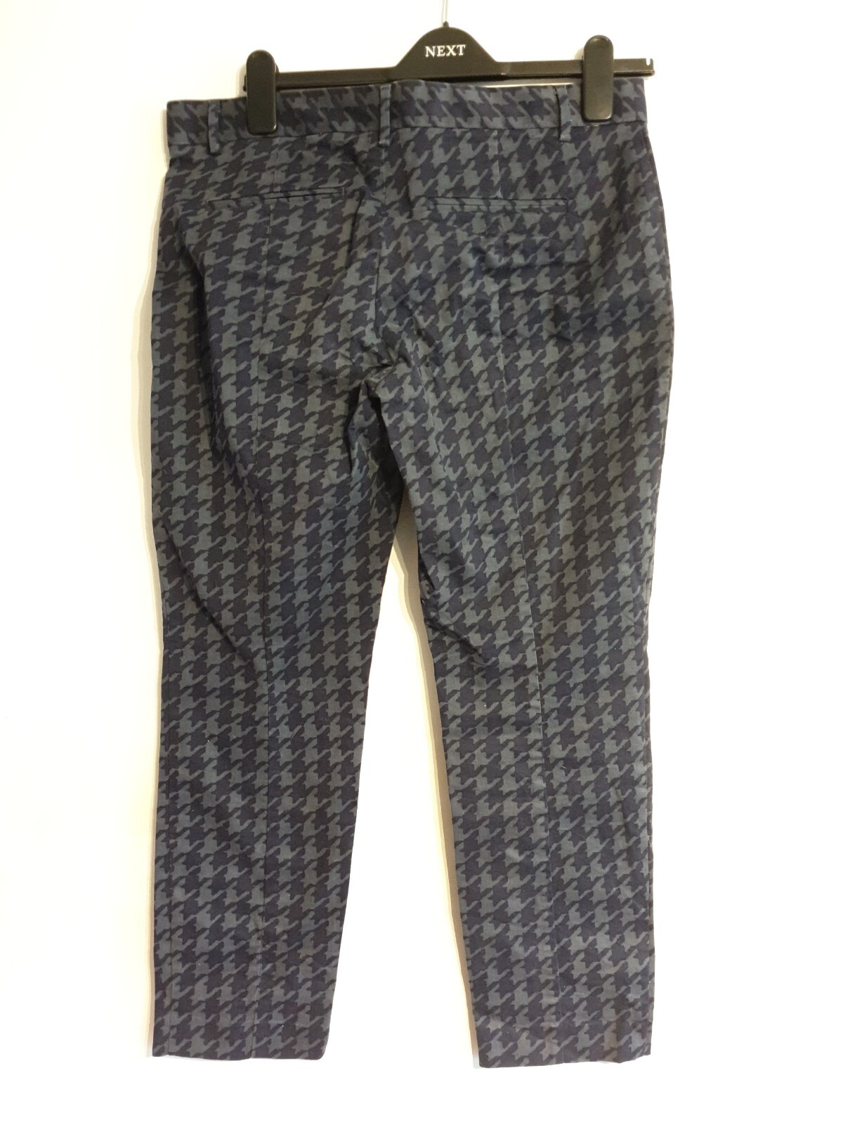 GAP slim cropped blue Houndstooth patterned La Co… - image 5