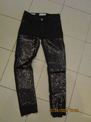 Tally Weijl Skinny ZOE Low Waist  Pailletten   Gr. 36  TOP!!!!