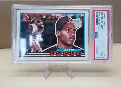 1989 Topps Big Baseball Barry Bonds PSA 9