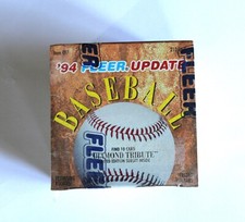 1994 FLEER UPDATE BASEBALL TRADING CARDS & DIAMOND TRIBUTE CARDS FACTORY SEALED