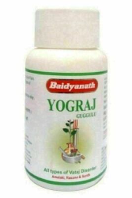 Herbal-Guggulu-Yograj-Yogiraj-Guggul-120-Tablets-baidyanath-Free-Ship BUY 3 GET4