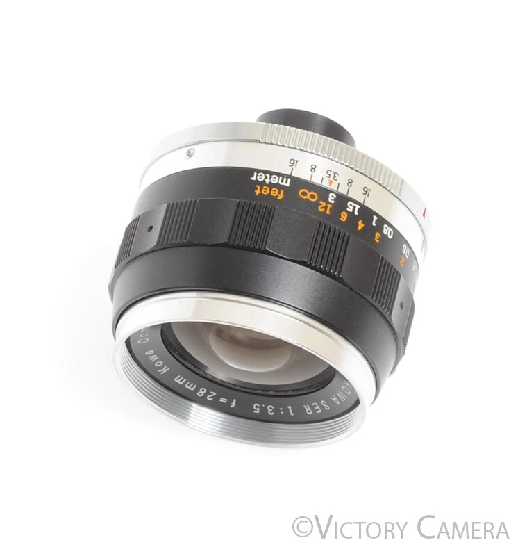 Kowa SER 28mm f3.5 Extremely Rare Wide Prime Lens for SER/SET-R /R2 -Clean-