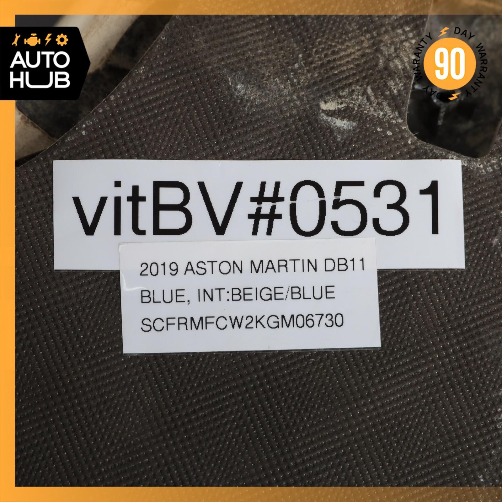 17-23 Aston Martin DB11 Dashboard Dash Left Driver Lower Knee Trim Panel OEM 7k