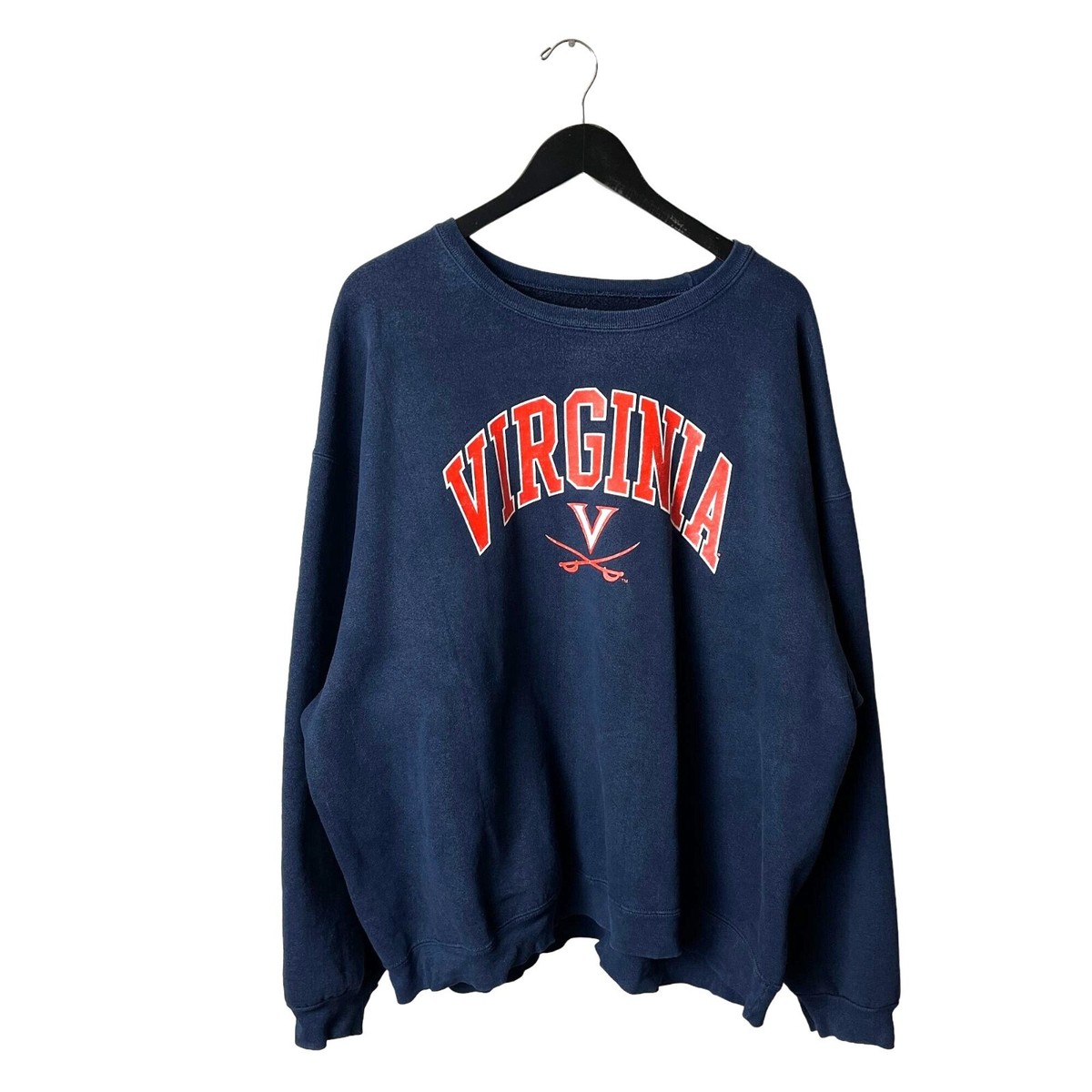 Vintage Y2K University of Virginia Navy Blue Crewneck Sweatshirt 