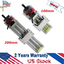 100/200mm Linear Rail Sliding Table Cross Slide SFU1605 for CNC Router Control