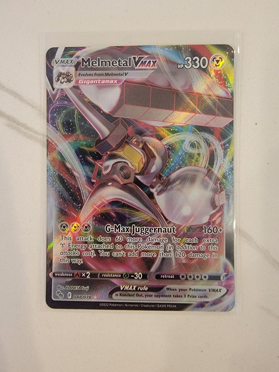 melmetal vmax pokemon card price Pokémon 048/078 Pokémon GO You cant add more than 120 damage in this way Pokémon TCG Melmetal VMAX Pokemon