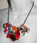 Sobral Acontecencias Preterito Pereito Inclusion Bead Artist Made Necklace