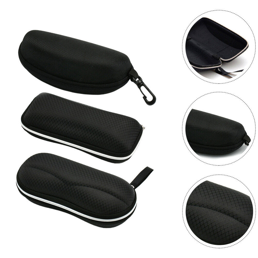 3 Pcs Eyeglass Cases Hard Shell Sunglasses Friends Adults Man