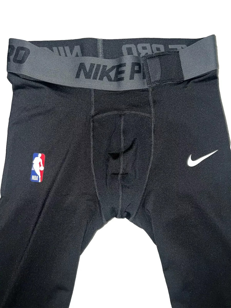 NBAナイキ選手支給品PRO 3/4タイツTIGHTS黒色バスケスパッツMサイズ NBAナイキ選手支給品PRO 3/4タイツTIGHTS黒色バスケスパッツM