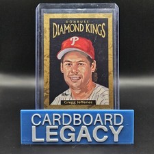 1996 Gregg Jeffries Donruss Diamond Kings /10,000 #DK-17 Philadelphia Phillies