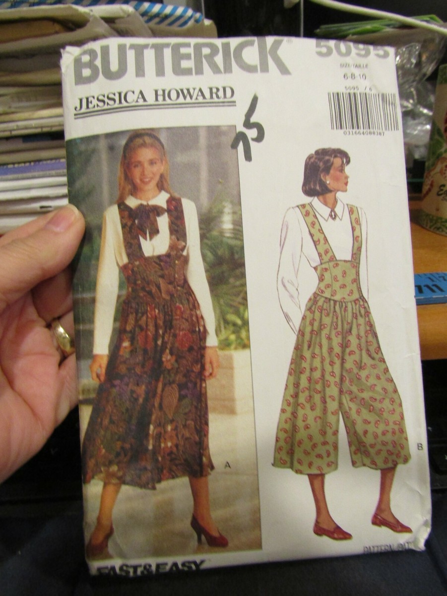 5095 Butterick SEWING Pattern UNCUT Misses 6 8 10 jumper jumpsuit