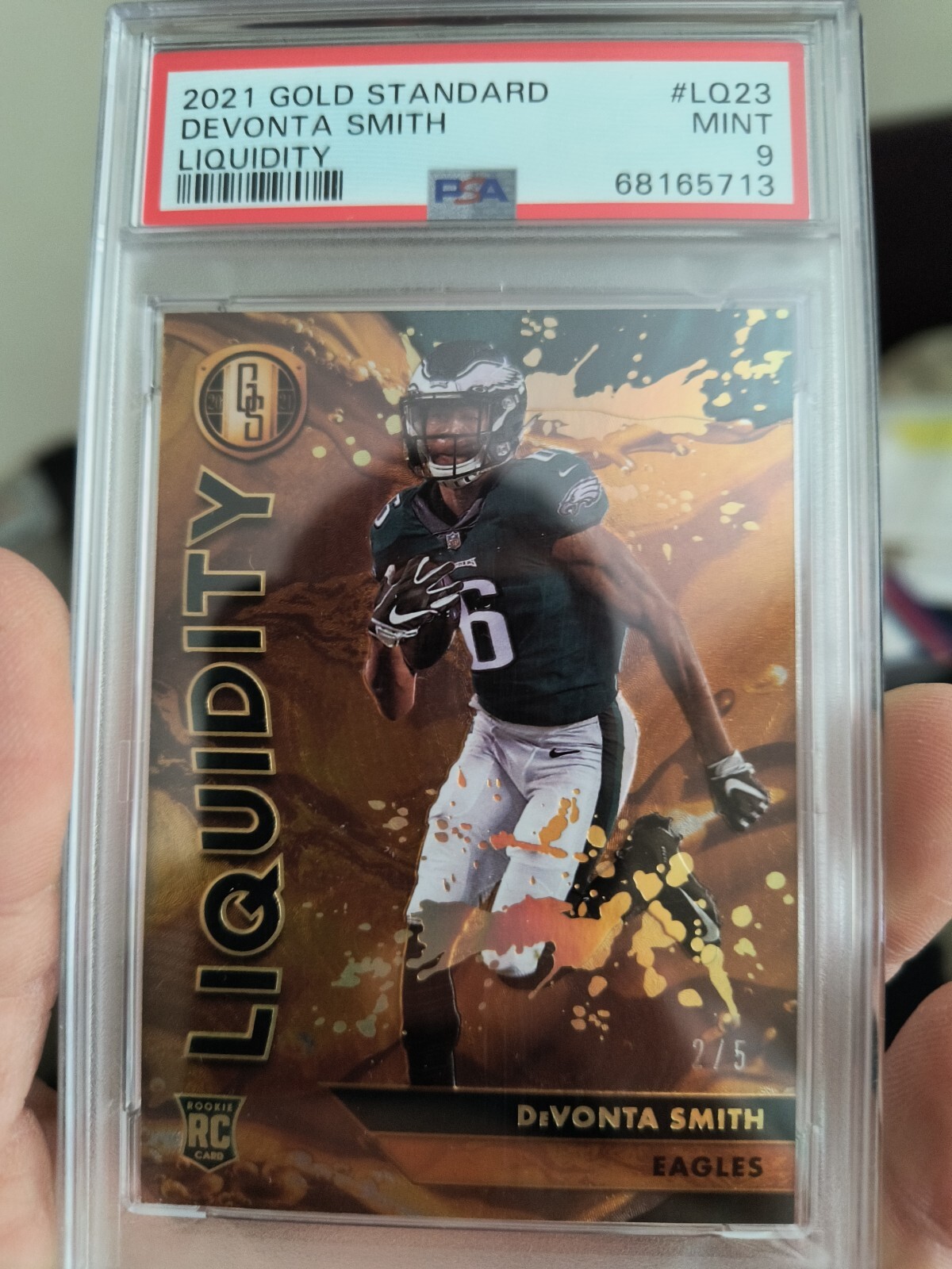 DeVonta Smith Panini Gold Standard Liquidity #LQ23 Base