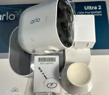 Arlo Ultra 2 4K UHD Wireless Add-on Camera with Wall Mount Kit - White