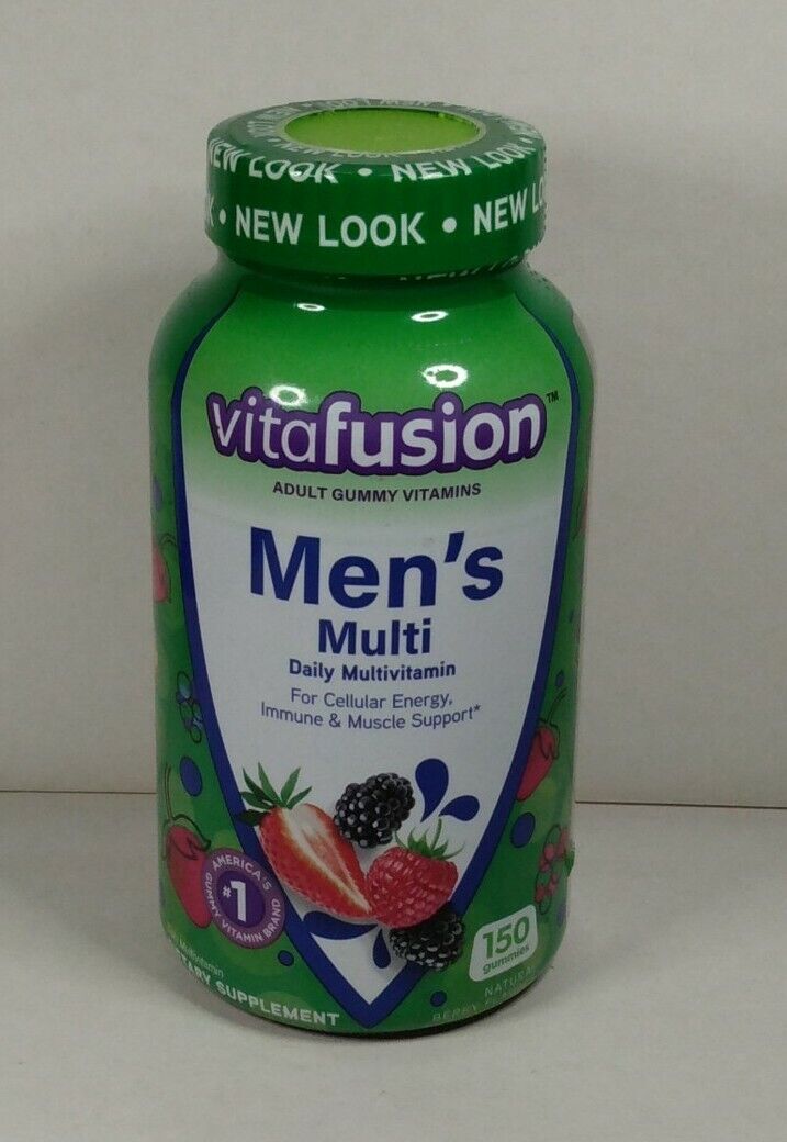 VitaFusion Men's Multi Daily Multivitamin Gummy 150 Gummies Exp 10/22 Ships FREE