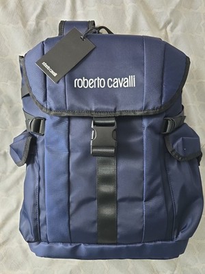 ROBERTO CAVALLI UNICA  New Navy Large Backpack