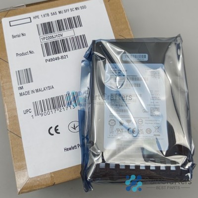 NEW HPE 1.6TB SAS 24G MIXED USE SFF BC MV SSD P49747-001 P49049-B21 US