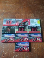 BLANK AUDIO CASSETTE TAPE LOT SEALED NEW SONY TDK RCA MAXELL