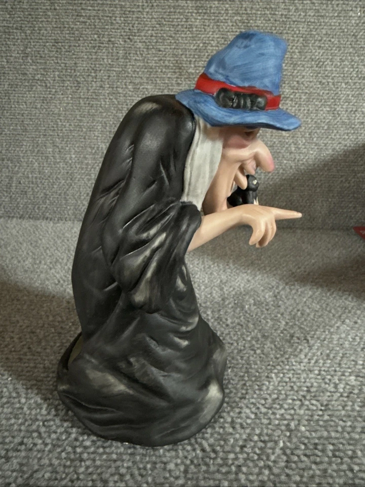 Caja de linterna de vela bruja porcelana brillante fantasmal vintage Frank’s Nursery & Crafts Foto 3 de 4