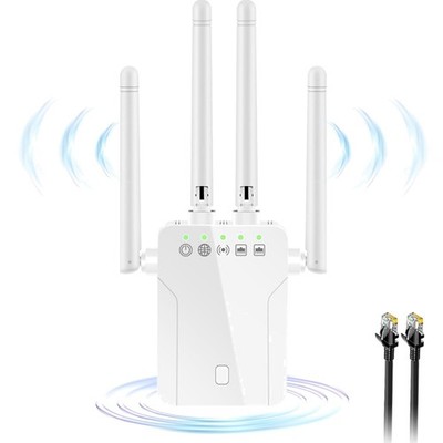 WLAN Verstärker, 1200Mbit/s, Dualband, 4 Antennen, Repeater, Access Point, WPS