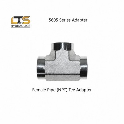 1/8'' Female Tapered Pipe Tee 1/8'' FNPT x 1/8'' FNPT x 1/8'' FNPT 5605-02-02-02