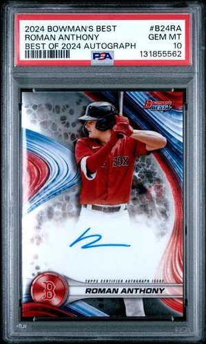 Roman Anthony Bowman's Best of 2024 Autograph Auto #B24RA PSA 10