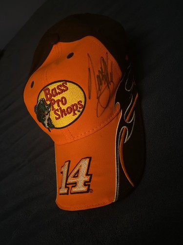 NASCAR 2015 Tony Stewart Autographed #14 Bass Pro Shops Cap