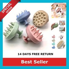 Silicone Shampoo Brush Scalp Massage Brush for Hair Washing, Body Bath Brush