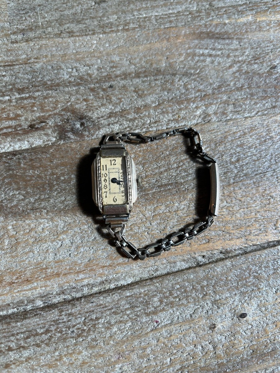 Vintage 10K Rolled Gold Waltham 766 7 Jewel Women's Watch 12K