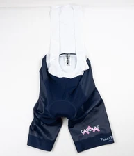 Pedal Mafia Cycling Bib Shorts Men's Medium Padded Cycling Cascade Blue White