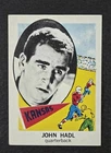John Hadl 1961 Nu-Cards Football Stars Card #117 , Kansas Jayhawks, Chargers