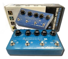TC Electronic Flashback X4 Delay Effects Pedal Tested & Works 64187