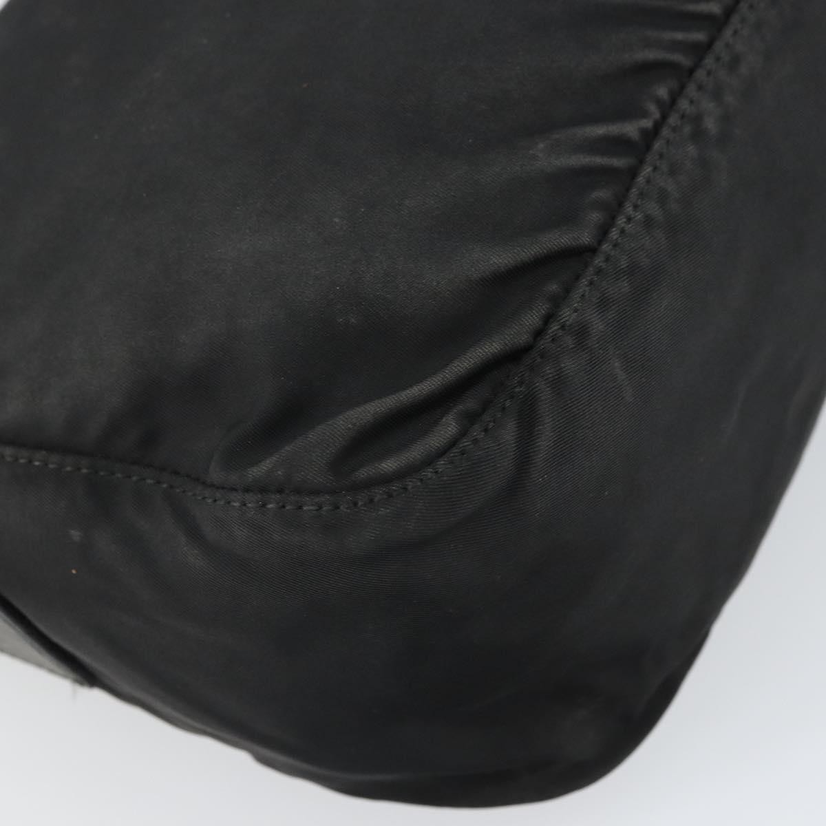 PRADA Shoulder Bag Nylon Black Silver Auth 163536 thumbnail 13
