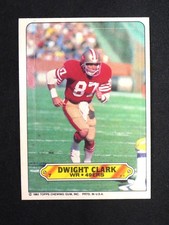 DWIGHT CLARK 1983 TOPPS Stickers #7