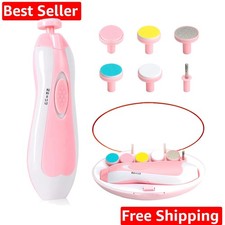 Baby Nail Trimmer Electric-6 in 1 Baby Nail File Clippers Infant Grooming Kit...