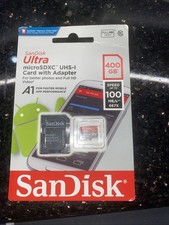 New SanDisk Ultra 400GB Class 10 MicroSDXC Memory Card - SDSQUAR-400G-GN6MA