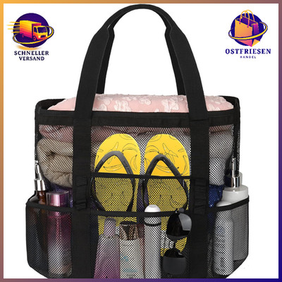 Strandtasche Damen Wasserdicht Sanddicht Tragetasche für Urlaub Strand Freizeit